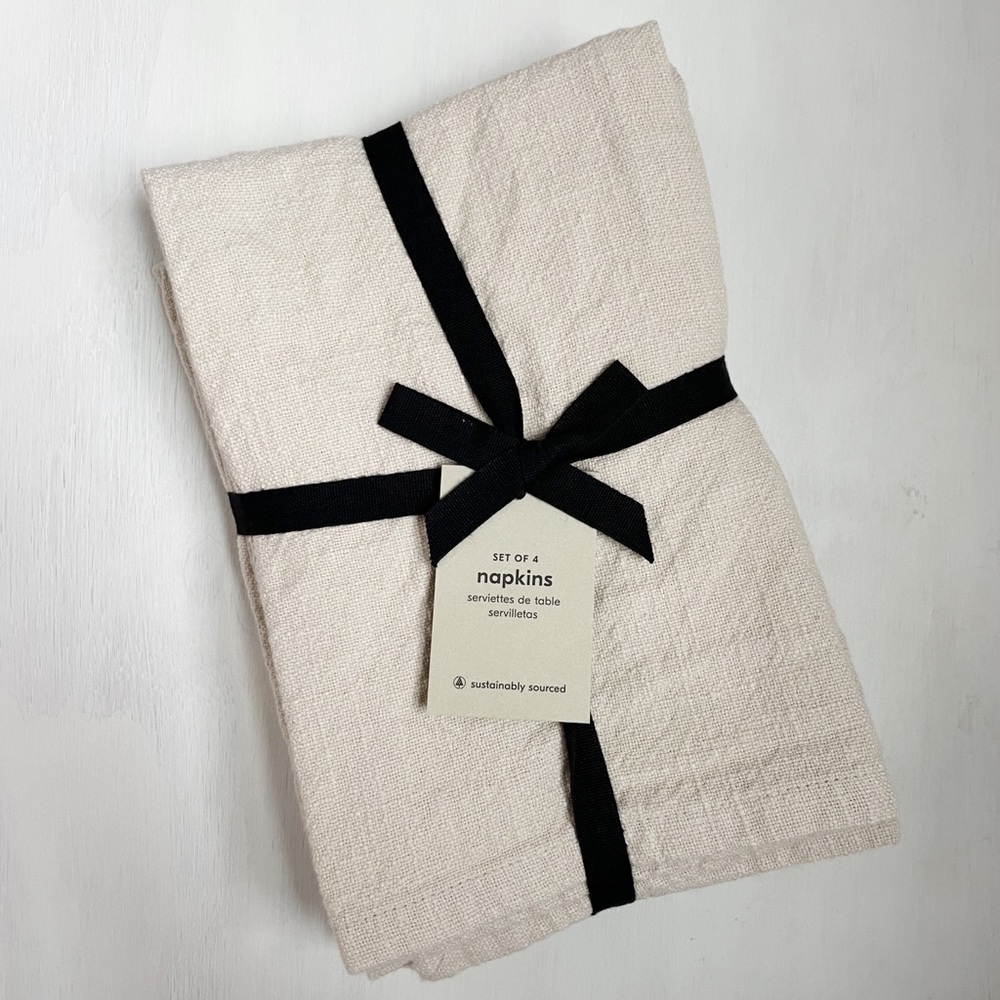 4 Cloth Napkins - West Elm